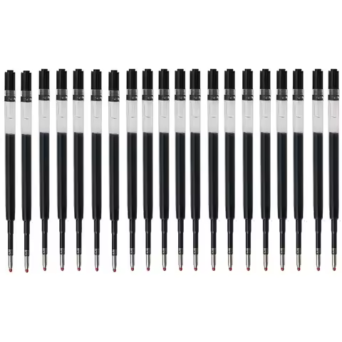 5/50 PCS Ballpoint Pen Refill For Parker Pens Medium Point L:10cm In Black Ink Rods Refills School O