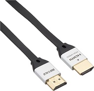BUFFALO BSHD3F10BK HDMI Cable, Flat Type, 3.9 ft (1.0 m)
