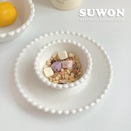 [TEMARUMA] SUWON Korean Aesthetic Plate Korean Aesthetic Plate/ Korean Ceramic Plate/ Aesthetic Plat