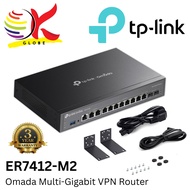 TP-LINK ER7412-M2 OMADA MULTI-GIGABIT VPN ROUTER WITH QUAD-CORE @2.0GHZ CPU, TWO 2.5G PORTS AND MULT