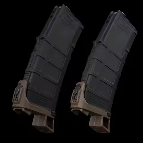 GBB PMAG Base Tactics Magazine Adapter with Prone Support Monopod Quick-Pull for Airsoft Mag Include