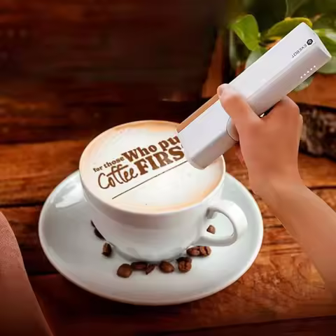 Coffee Latte Art Inkjet Printer EVEBOT for Bakery Coffee Shop Pubs Handheld Printers HD Printing On 