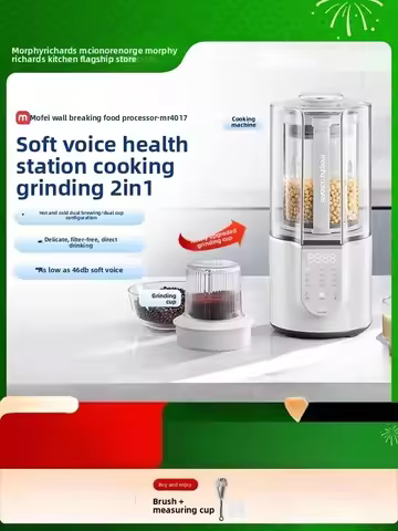 Morphy Richards 220V Multifunction Blender Soymilk Maker Juicer Quiet Baby Food Mixer Auto Household