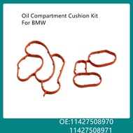 Engine Oil Cooler Filter Housing Gasket Seal Set SET0923 For BMW 11427508970 11427508971 B46 B42 B43