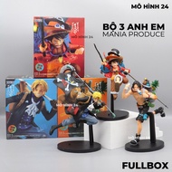 Set of 3 model brothers Mania Produce one piece luffy sabo ace explore three brothers three brothers