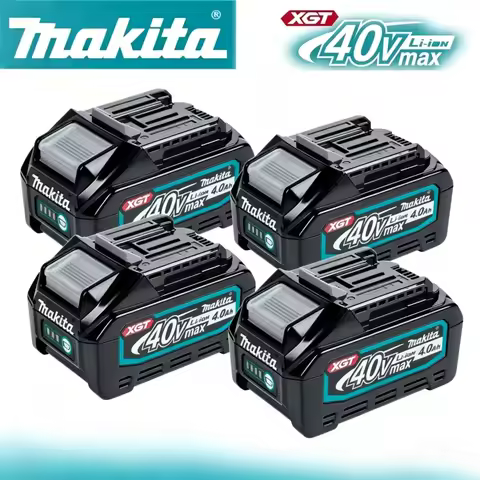 Universal Fit Makita 40V XGT 4.0Ah Lithium Battery Compatible BL4020 BL4025 BL4040 BL4050 Rechargeab