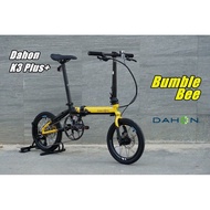 จักรยานพับ Dahon K3 Plus เฟรม : อลูมิเนียม ตะเกียบ : อลูมิเนียม