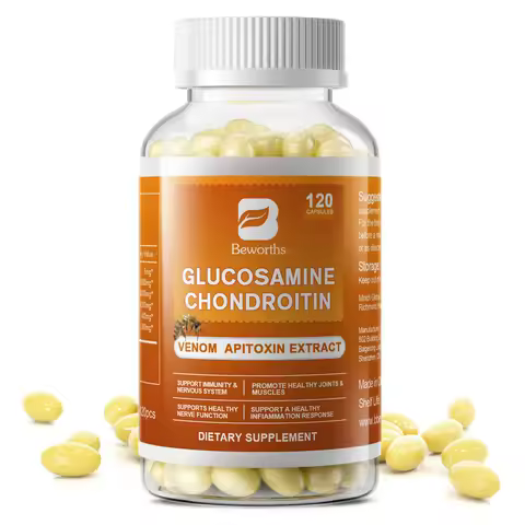 BEWORTHS Glucosamine Chondroitin Bee Venom Extract Capsules for Relieve Joint & Knee Pain Relieve Di