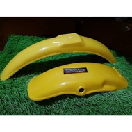 Fenders Front Mudguards Yellow Mudguards Yamaha Mudguards Rear Mudguards Yamaha DT100 TRAIL Mudguard