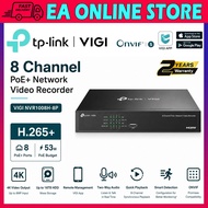 TP-Link VIGI NVR1008H-8P 8 Channel PoE+ Network Video Recorder NVR 4K HDMI H.265+ CCTV Recorder