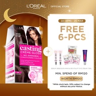 L’Oreal Paris Casting Crème Gloss Hair Dye/Color, ammonia- free, long-lasting shimmering color