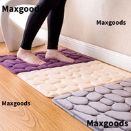 MAXGOODS 40*60cm Bathroom Carpet Feet Pad Pebbles Floor Living Room Doormat