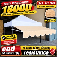 awning canopy kanvas tent cover replacement 6x6 6x10 10x10 Roof Tent extension fabric khemah niaga n