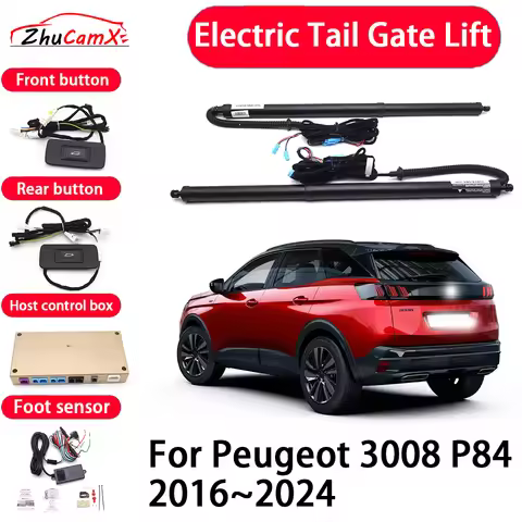 ZhuCamX Car Automatic Electric Tail Gate Lift Tailgate Assist System for Peugeot 3008 P84 2016–2024