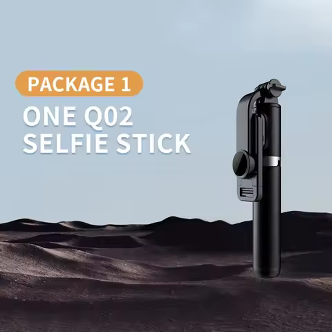 Retractable Selfie Stick Professional Ground Tripod with Wireless Remote Control360°Rotating Stable 