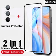 2 In 1 for Realme 14X 5G Screen Protector Tempered Glass Film + For Realme 14X Lens Protector Glass 