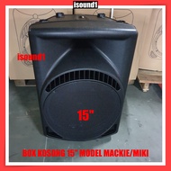 Box Speaker Fiber Plastik 15inch 15in model MACKIE MIKI import Tebal