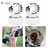 [Predolo] 4 Pack 52x30mm Longboard PU Wheels Replacement Skateboard 78A Hardness Wheels