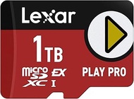 Lexar 1TB Play PRO microSD Express Card, UHS-I, C10, U3, V30, Full HD, 4K, Up to 900/600 MB/s Memory