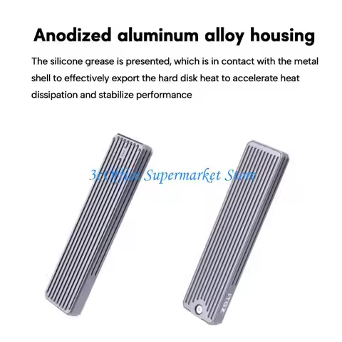 E1PA USB3.2 Nvme Case Box for 2230-22110 Mobile Hard Disk Enclosure Alloy Case