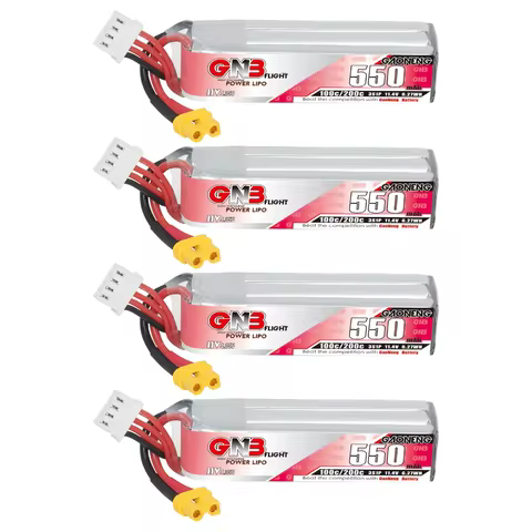 GNB 3S 550mAh 100C/200C 11.4V Lipo Battery Rechargeable Battery For RC Car Boat RC Helicopter Quadco