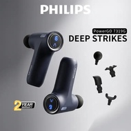 【New Arrival】Philips Mini Massage Gun Power Massage Gunner 6 Speeds Deep Tissue Relief 筋膜枪