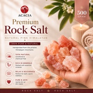 ACACIA SG Premium Rock Salt | 500 gram | Natural Pink Himalayan | Rock Salt | Rock Salt