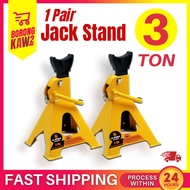 GS OPTIMUS / HONGMA 3 Ton Heavy Duty Jack Stand With Additional Safety Lock ( 1 Pair / 2Pcs ) RANDOM