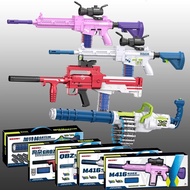 Gun Toys M416 M249 Electric Automatic Rifle Water Bomb Gel Sniper Toy Gun Shockwave Plastic Model Bo