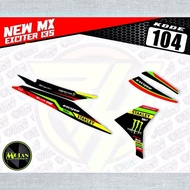 Sticker Striping Variasi Jupiter Mx 135 New 2011-2016 / NJMX - Motif MOTO GP MONSTER ENERGY STANLEY