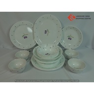 CORELLE DINNER SET 22PCS PLUM