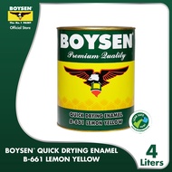 BOYSEN Quick Drying Enamel Lemon Yellow B661-4L