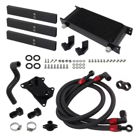 VW Golf VII BJ 2.0L TSI & 2016-2020 Tiguan II 2.0TSI EA888 Gen 3 16 Row Oil Cooler Kit 10AN 2012-201