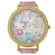 【現貨/售完下架】凱蒂貓/HELLOKITTY：日本製造＊手錶(尺寸:直徑40×11mm/錶帶-226mm)_免運。