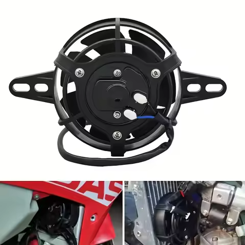 12V motorcycle fan oil cooler engine electric radiator