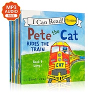 12 หนังสือ หนังสือเด็กภาษาอังกฤษ The Pete Cat I Can Read Phonic Children English Picture Books for Kids Story Book Bedtime Reading English Learning Book for Toddler Beginning Readers หนังสือภาษาอังกฤษ หนังสือนิทานภาษาอังกฤษสำหรับเด็ก นิทานภาษาอังกฤษ