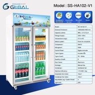 ฟรีค่าส่ง!!! ตู้แช่มินิมาร์ท รุ่น SS-HA102-V1 ตู้แช่แข็ง สินค้าโรงงานราคาถูก
