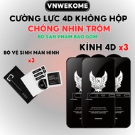 Kính cường lực IPHONE chống nhìn trộm VNWEKOME chính hãng dán màn hình ip xr xs max 11 12 13 14 15 1
