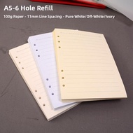 ZIYINGCHA | Multifunctional Note Refill Paper A4 A5 B5 9 Holes 6 Holes