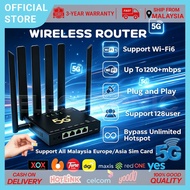 【Malayian】wireless Router Wifi Router 5g 2.4ghz / 5ghz Dual Hand Router Wifi6 Router All Operator Ro