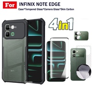 4 in 1 Infinix Note Edge 5G Shockproof Phone Case For Infinix Zero 30 4G 5G Full Coverage Tempered G