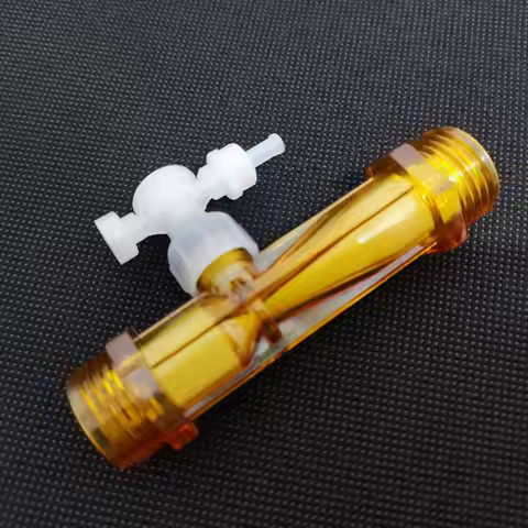 Spa Venturi Injector with Valve for Mixing Gas and Liquid PVDF Ozone proof Venturi Connector GLOPLC