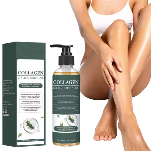 Collagen Lifting Body Oil with Vitamin C and Vitamin E, Hydrates & Nourishes Skin, Firms Skin，Enhanc
