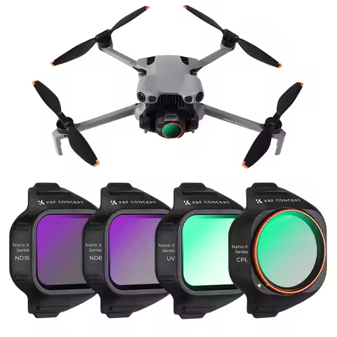 K&F Concept Mini 5 Pro Drone 4PCS Filter Set CPL+UV+ND8+ND16 For DJI Mini 5 Pro Drone Filter