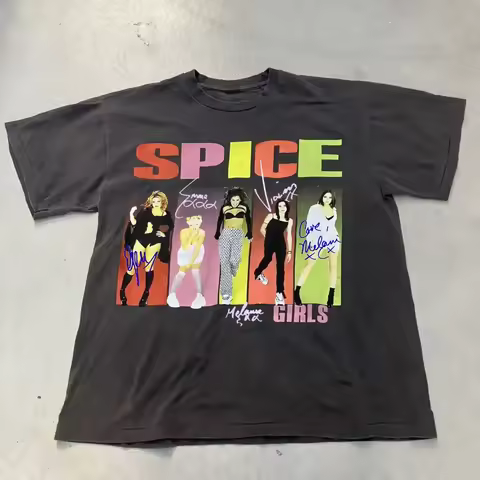 Spice Girls Girls Band signatures Unisex T-Shirt Full Size CS0122