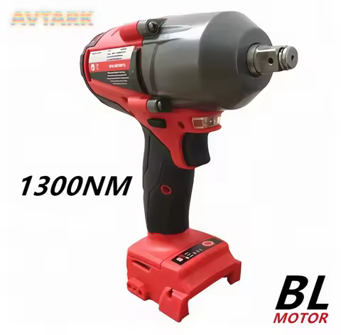 1300NM Large Torque Brushless Cordless Impact Wrench For Milwaukee 18V Battery Electric Power Wrench
