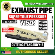YAMAHA Y15ZR Y15 V1 V2 RACING EXHAUST SUPER TRUE PRESSURE 100% ORIGINAL TS RACING EJOS PIPE EXZOS EX