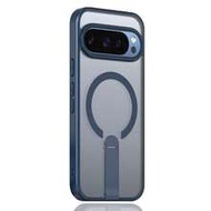 Luxury Magnetic Wireless Charging Matte Open-Close Kickstand Hybrid Phone Case, Suitable For Pixel 1