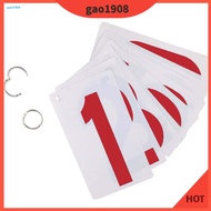 GAO* 0-9 Score Number School Sports Competition Digit Scoreboard Replacement Cards