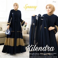 gamis rompi wanita syari dress kondangan muslim ceruty ba8210 kilendra